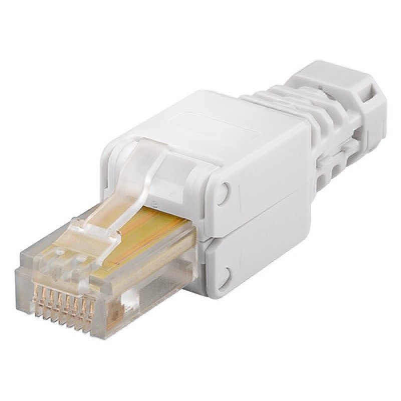 GOOBAY GOOBAY βύσμα RJ45 CAT 5e UTP 68859, tool-free, λευκό