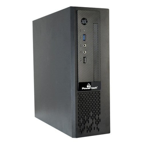 Powertech POWERTECH PC Case PT-1098 με 250W PSU, Mini-ITX, 280x93x290mm, μαύρο