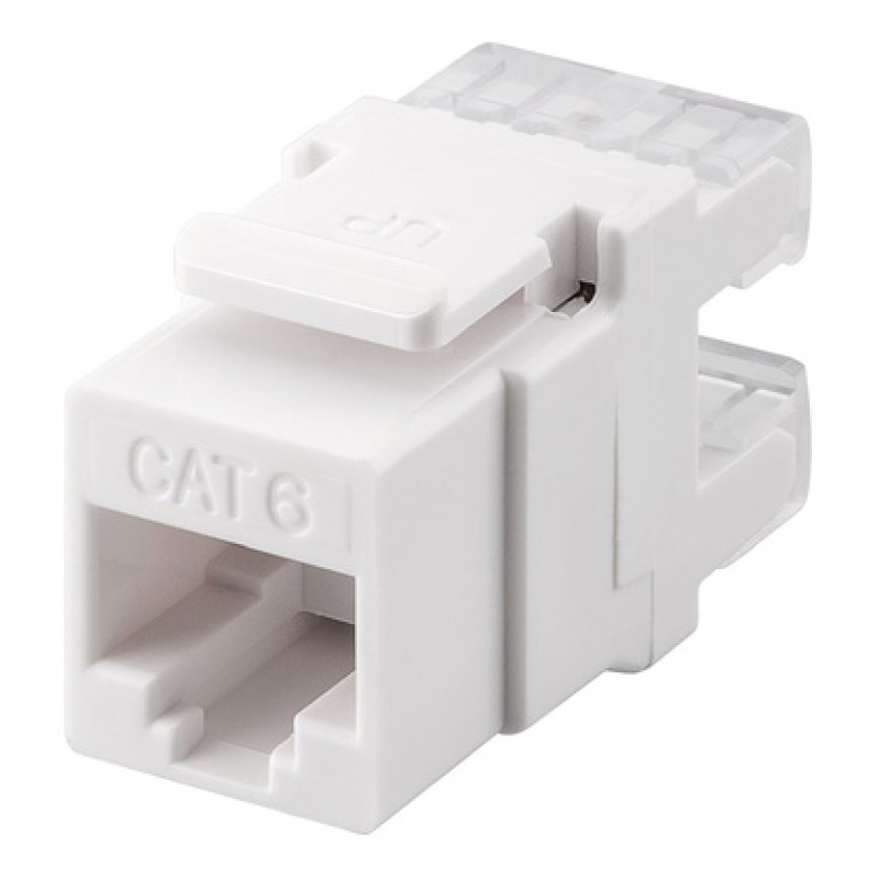 GOOBAY GOOBAY Keystone module RJ45 CAT 6 95740, UTP, 250MHz, λευκό