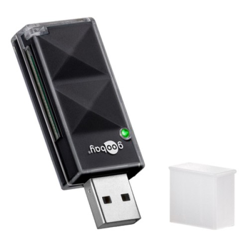 GOOBAY GOOBAY card reader 95682 για SD κάρτα μνήμης, 480 Mbps, μαύρο