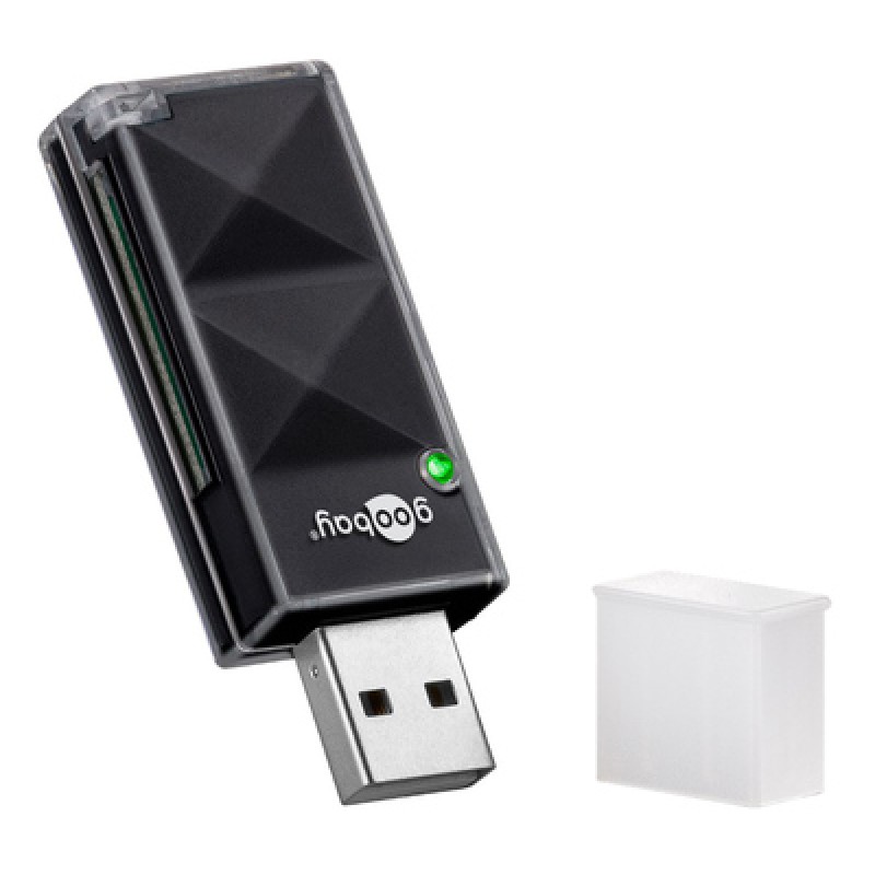 GOOBAY GOOBAY card reader 95682 για SD κάρτα μνήμης, 480 Mbps, μαύρο