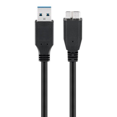 GOOBAY GOOBAY καλώδιο USB 3.0 σε micro Τype B 95734, 5 Gbit/s, 0.5m, μαύρο