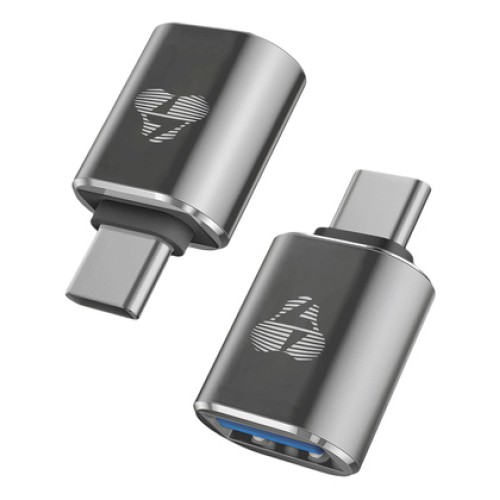 Powertech POWERTECH αντάπτορας USB-C σε USB 3.0 PTR-0148, 10 Gbps, 60W, γκρι