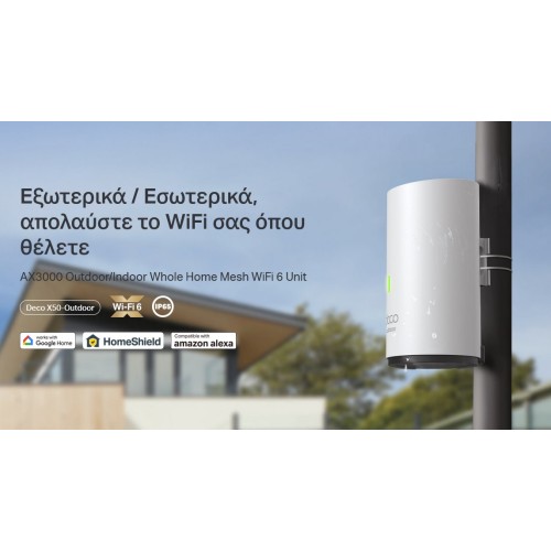 TP-Link TP-LINK Whole Home Mesh Deco X50-Outdoor AX3000 Dual-Band Wi-Fi 6, Ver.1