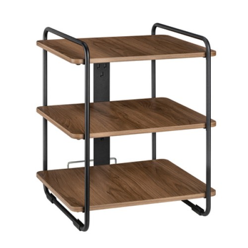 Brateck BRATECK ραφιέρα δαπέδου SFR-04, 45.4x40x49.6cm, έως 90kg, καφέ-μαύρο