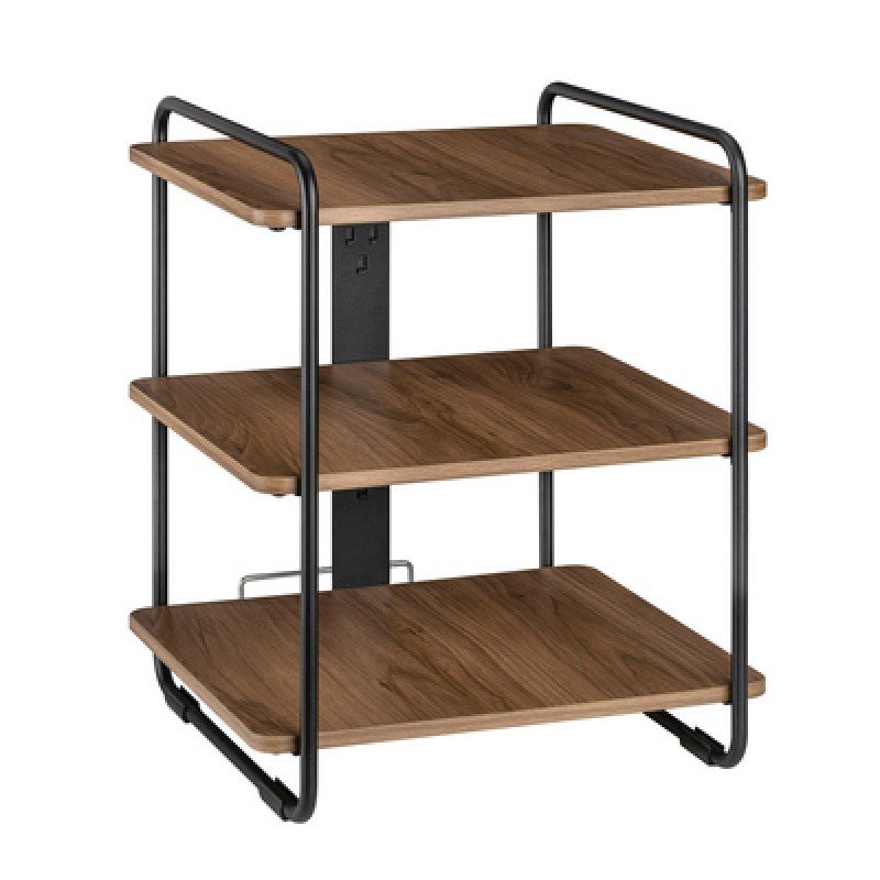 Brateck BRATECK ραφιέρα δαπέδου SFR-04, 45.4x40x49.6cm, έως 90kg, καφέ-μαύρο