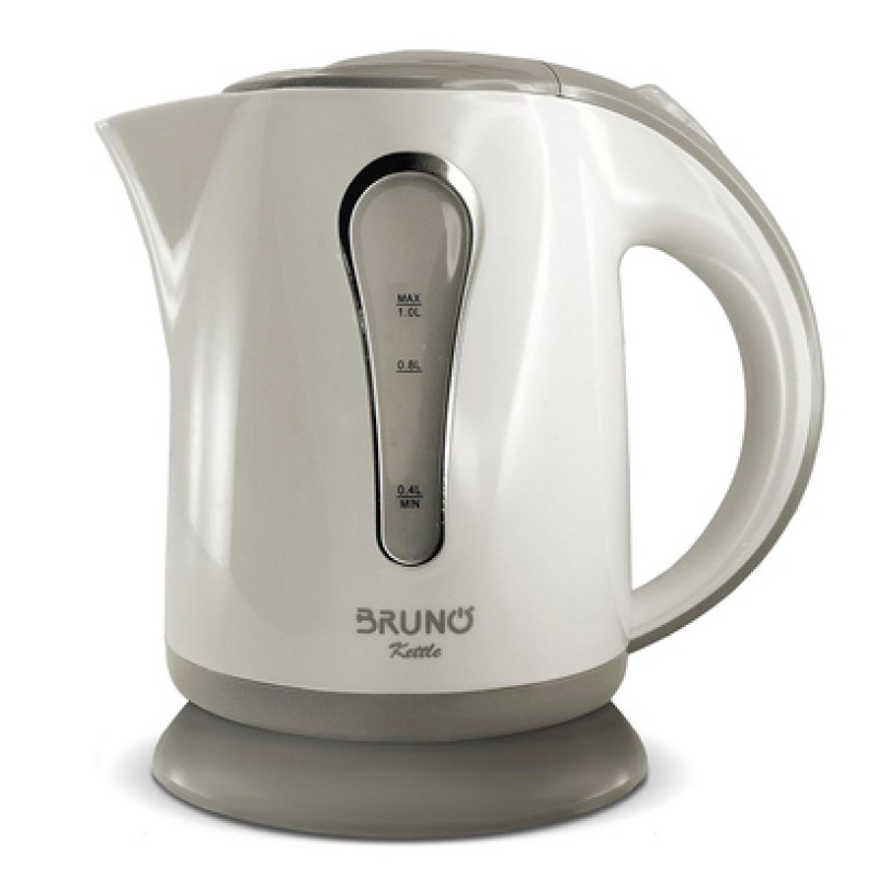 Bruno BRUNO βραστήρας νερού BRN-0141, 1L, 1100W, λευκό-γκρι