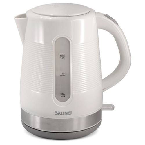 Bruno BRUNO βραστήρας νερού BRN-0142, 1.7L, 2200W, λευκό-γκρι