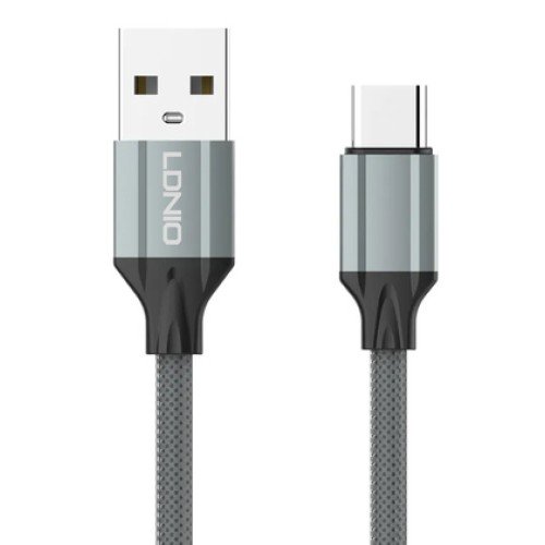 LDNIO LDNIO καλώδιο USB-C σε USB LS442, 2.4A, 2m, γκρι