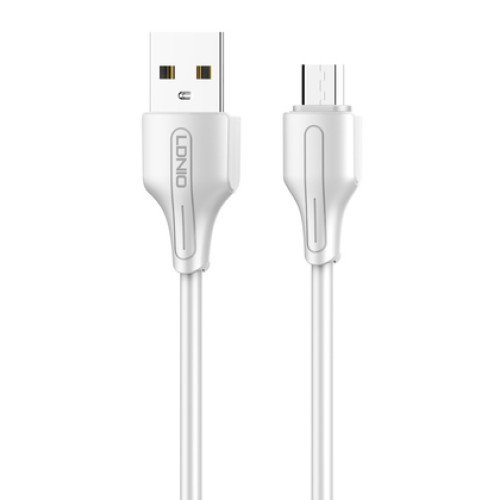 LDNIO LDNIO καλώδιο Micro USB σε USB LS540, 2.4A, 20cm, λευκό