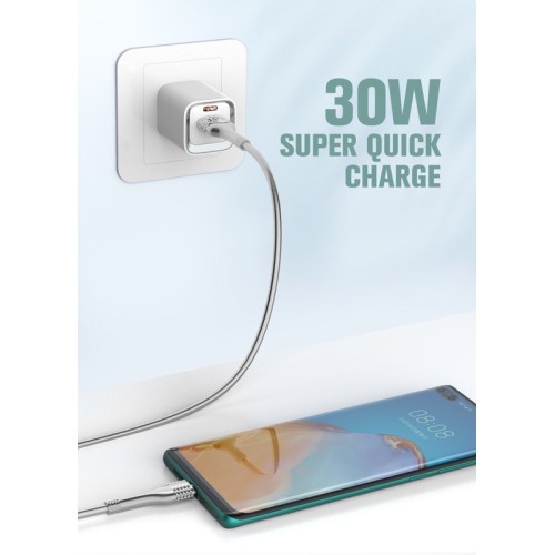 LDNIO LDNIO καλώδιο Ligntining σε USB LS652, 30W, 2m, γκρι