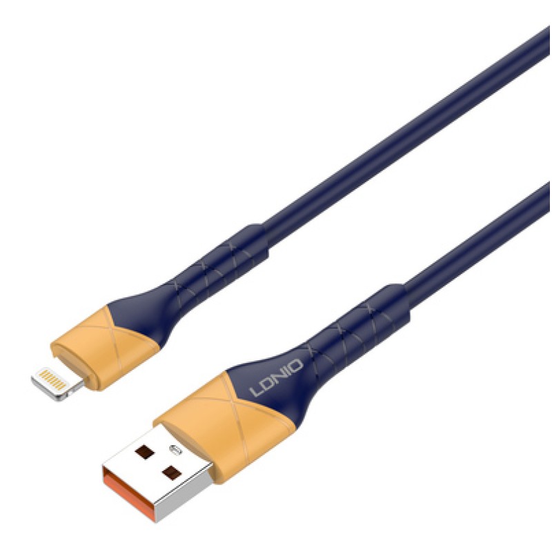 LDNIO LDNIO καλώδιο Lightning σε USB LS801, 30W, 1m, μπλε