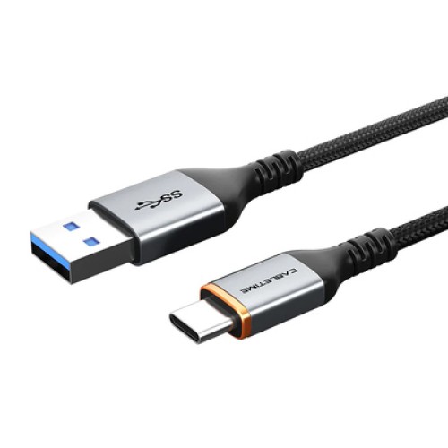CABLETIME CABLETIME καλώδιο USB-C σε USB CT-AMCMG1, 3A, 5Gbps, 1m, μαύρο