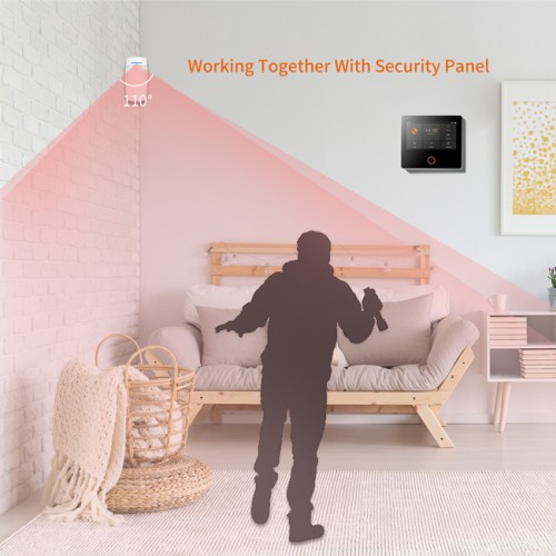 Powertech POWERTECH ασύρματος ανιχνευτής κίνησης PT-1134, pet-immune έως 15kg, 433MHz eV1527