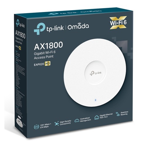 TP-Link TP-LINK access point EAP620 HD, AX1800, WiFi 6, ceiling mount, Ver. 3.2