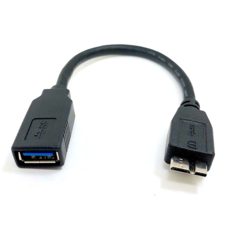 Powertech POWERTECH αντάπτορας USB σε Micro B USB CAB-U155, 5Gbps, 0.3m, μαύρος