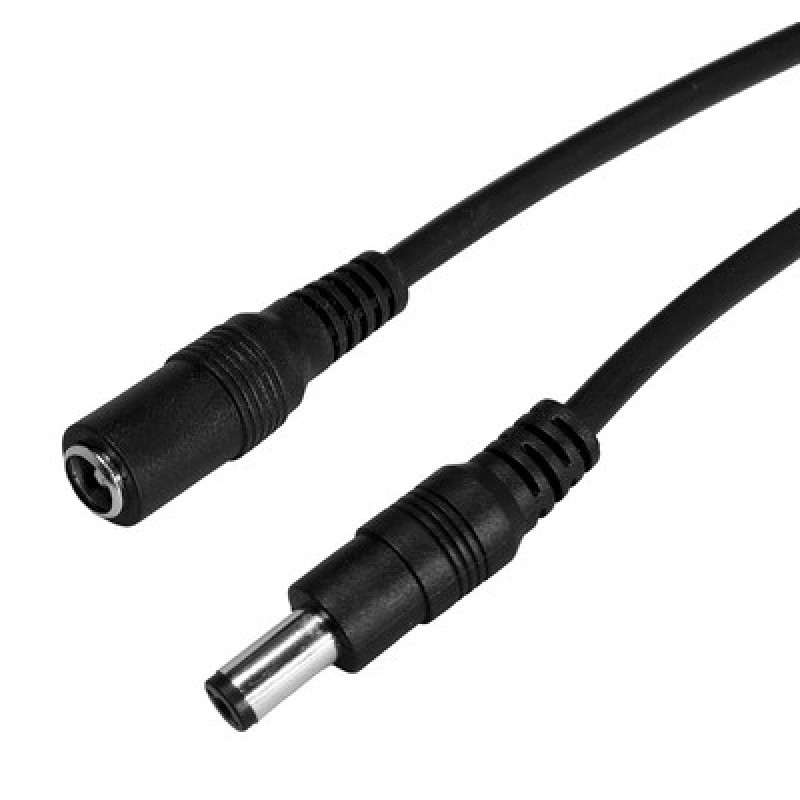 Powertech POWERTECH καλώδιο επέκτασης DC CAB-P030, 5.5 x 2.1mm, 10m, μαύρο