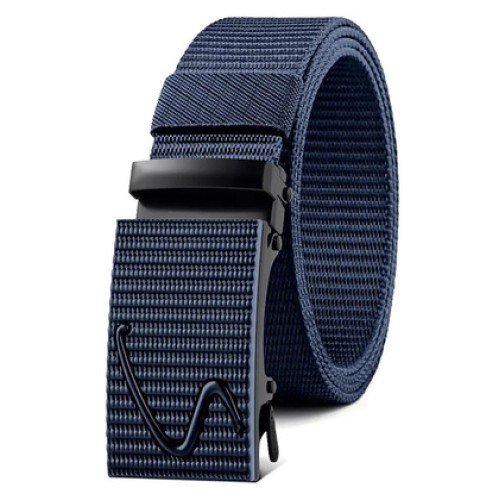 UNBRANDED Ζώνη στρατιωτικού τύπου TMV-0058, ρυθμιζόμενη, 3.8 x 120cm, μπλε