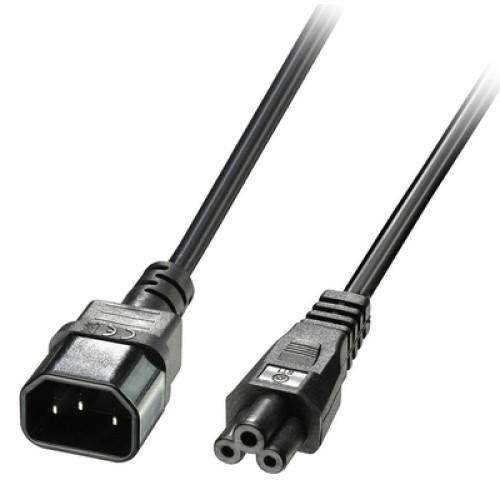 Powertech POWERTECH καλώδιο τροφοδοσίας CAB-P034, 0.75mm², copper, 1m, μαύρο
