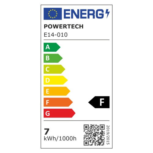 Powertech POWERTECH LED λάμπα mini globe E14-010, 7W, 4000K, E14, 600lm