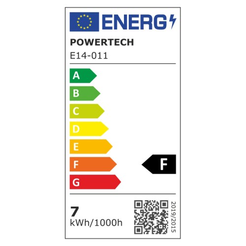Powertech POWERTECH LED λάμπα candle E14-011, 7W, 4000K, E14, 600lm