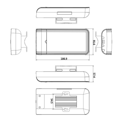 Hikvision HIKVISION outdoor wireless CPE DS-3WF02C-5AC/O, 867Mbps 5GHz, 12dBi