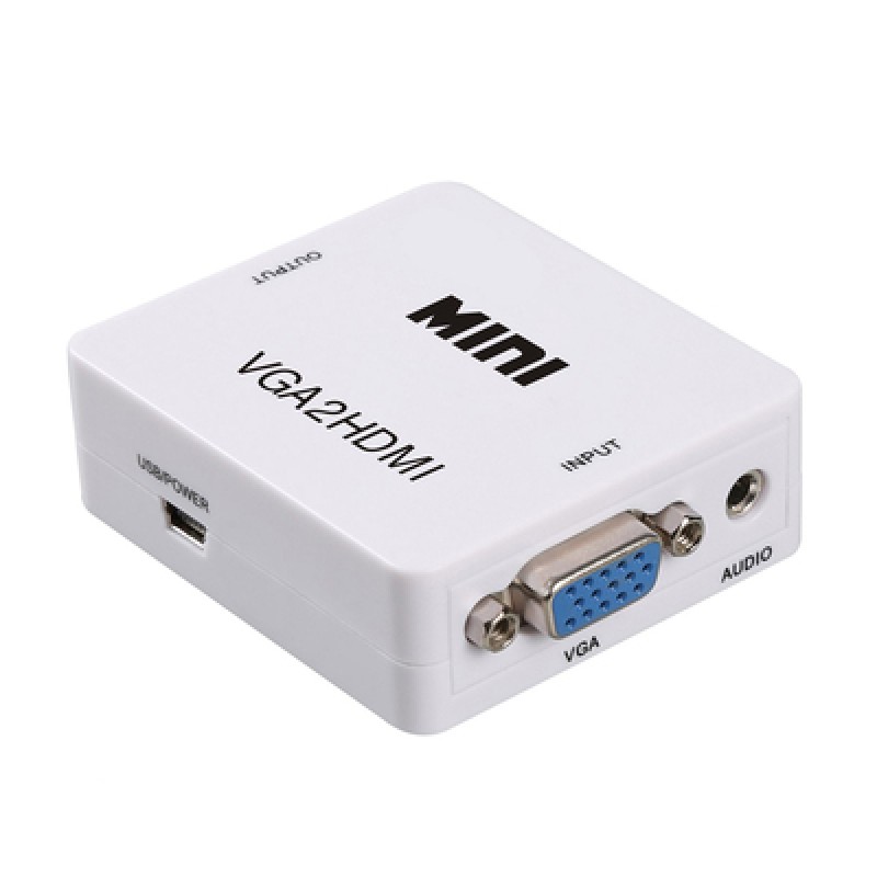 Powertech POWERTECH Video Converter VGA & 3.5mm Audio σε HDMI CAB-H107, Full HD