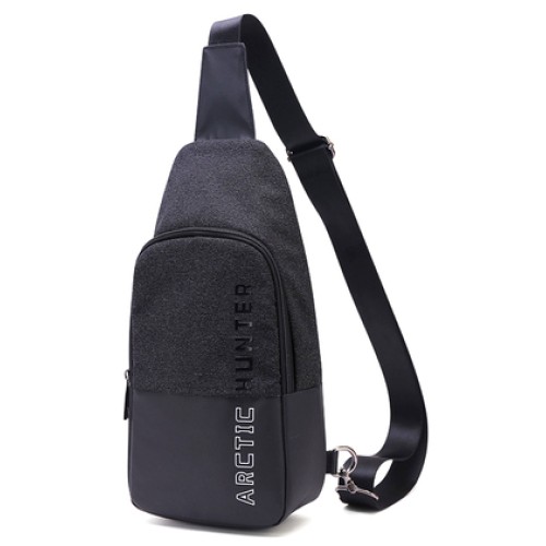 Arctic Hunter ARCTIC HUNTER τσάντα Crossbody XB0058, 5L, μαύρη