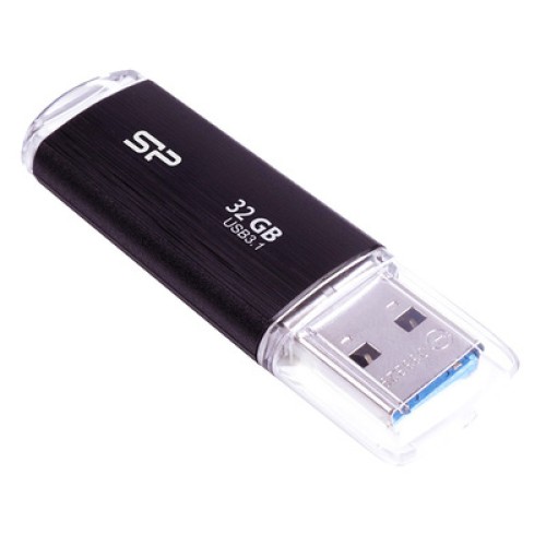 SILICON POWER SILICON POWER USB Flash Drive Blaze B02, 32GB, USB 3.2, μαύρο
