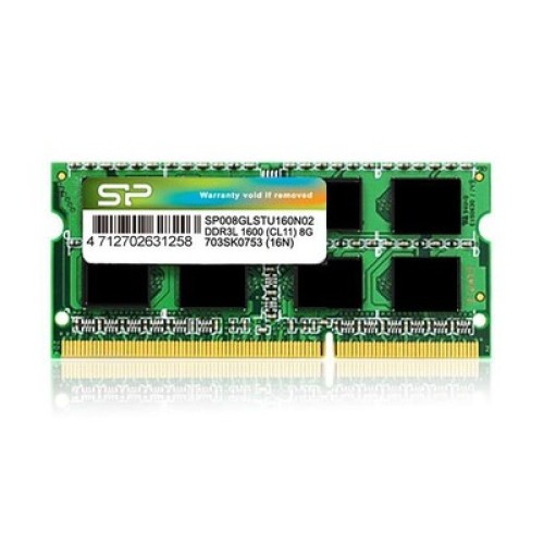 SILICON POWER SILICON POWER Μνήμη 8GB DDR3L SODimm, PC3L 12800, 1600MHz, CL11, 1.35v