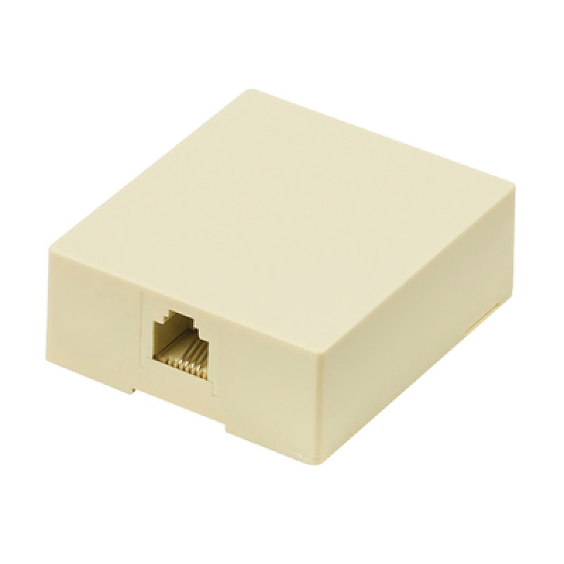 Powertech POWERTECH Πρίζα τηλεφώνου CAB-T027, RJ11 6p4c, μπεζ