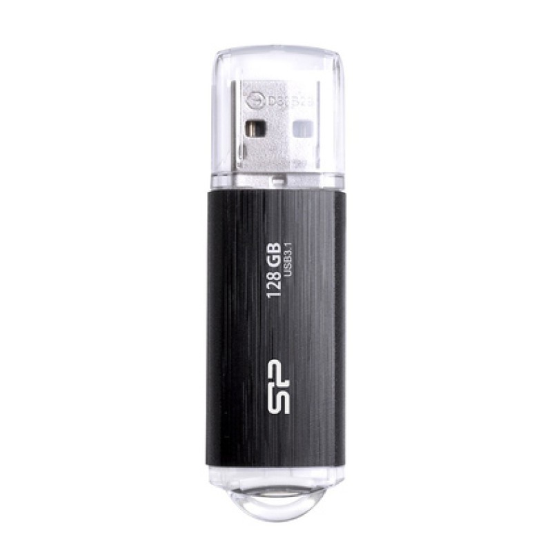 SILICON POWER SILICON POWER USB Flash Drive Blaze B02, 128GB, USB 3.2, μαύρο