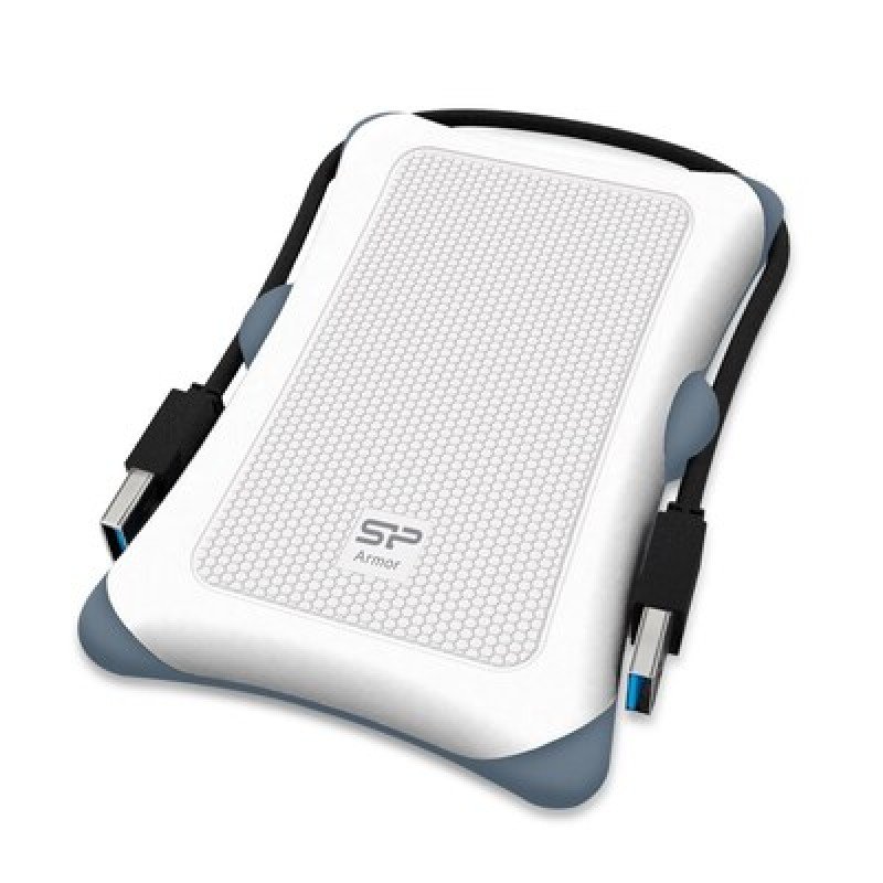 SILICON POWER SILICON POWER εξωτερικός HDD Armor A30, 1TB, USB 3.2, λευκός