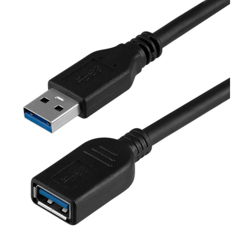 Powertech POWERTECH καλώδιο προέκτασης USB CAB-U123, 5Gbps, 1.5m, μαύρο