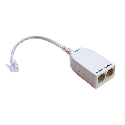 Powertech POWERTECH ADSL Splitter με φίλτρο ADSL-05, μπεζ