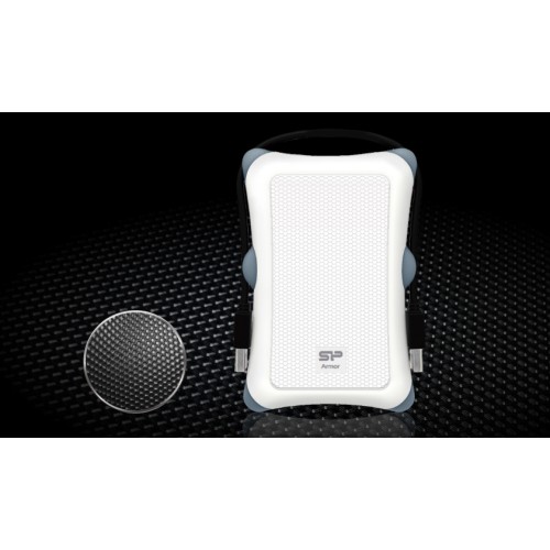 SILICON POWER SILICON POWER εξωτερικός HDD Armor A30, 2TB, USB 3.2, λευκός