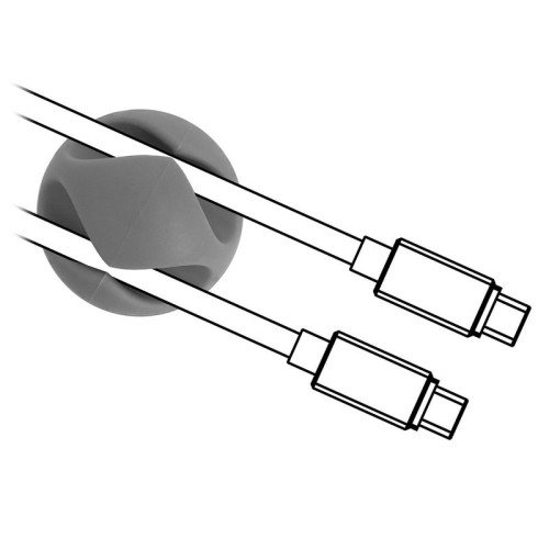 Powertech POWERTECH Οργανωτής καλωδίων σιλικόνης TIES-010, 2 καλωδίων, 6τμχ