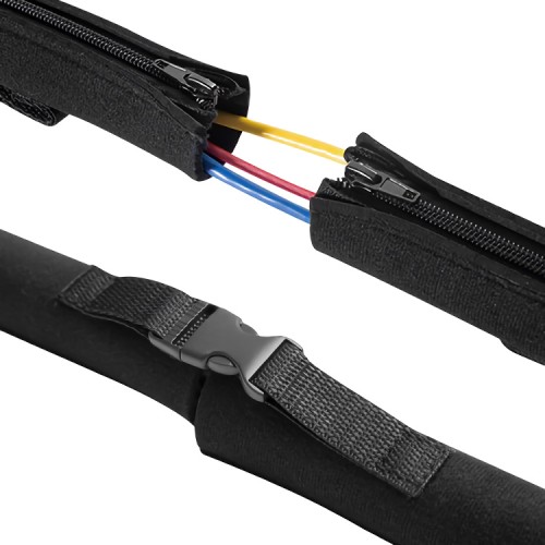 Brateck BRATECK κάλυμμα καλωδίων τύπου Flex Wrap CC15-1, με φερμουάρ, Φ30cm x1m