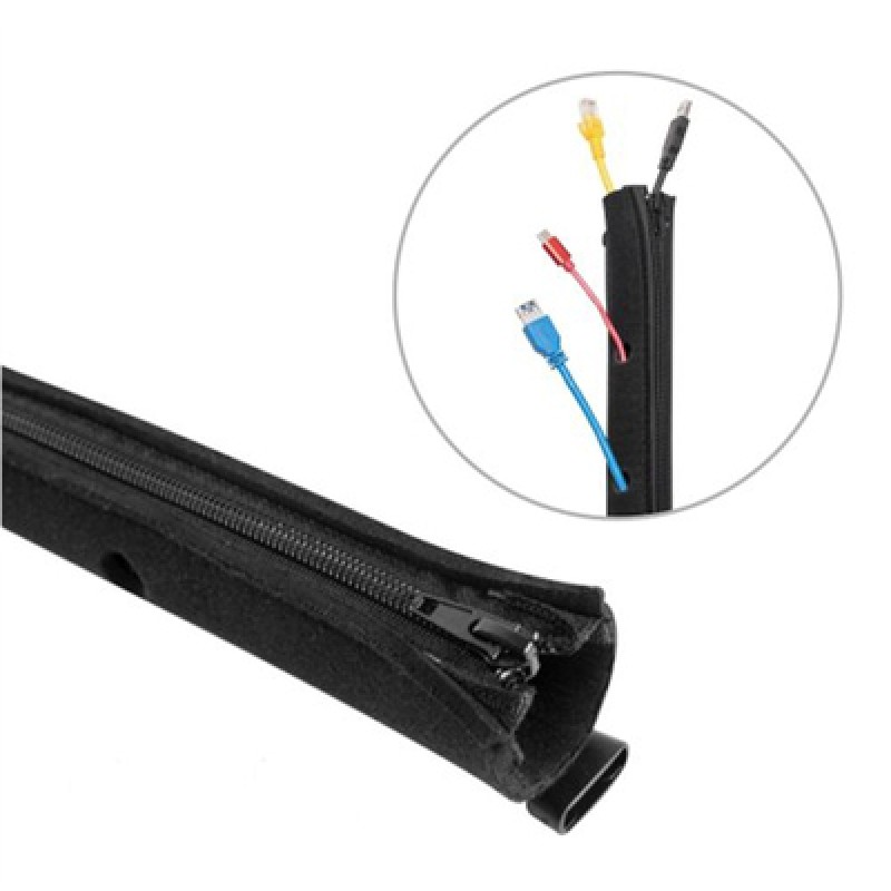Brateck BRATECK κάλυμμα καλωδίων τύπου Flex Wrap CC15-1, με φερμουάρ, Φ30cm x1m