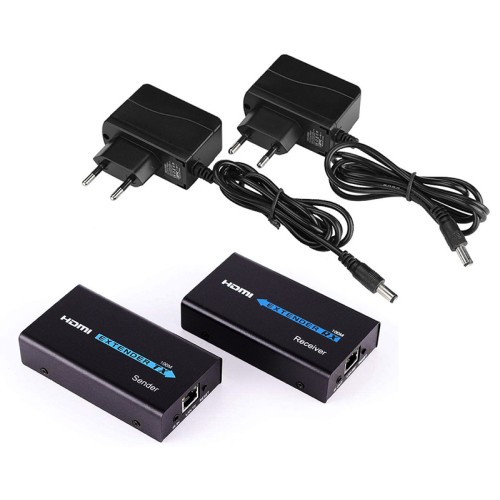 Powertech POWERTECH HDMI video extender CAB-H115 μέσω καλωδίου RJ45, 1080p, 60m