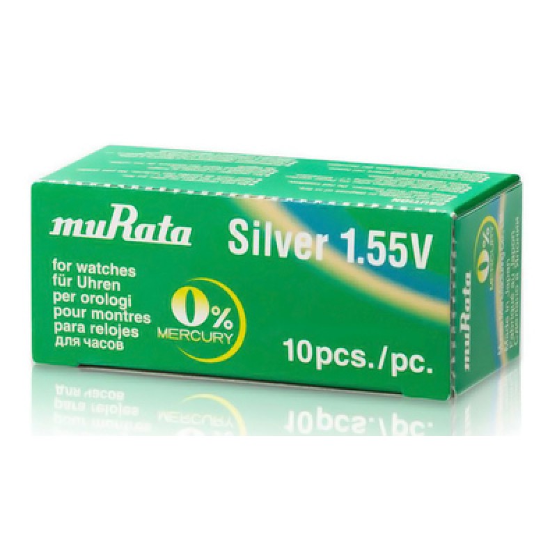 MURATA MURATA μπαταρία Silver Oxide για ρολόγια SR920SW, 1.55V, No371, 10τμχ
