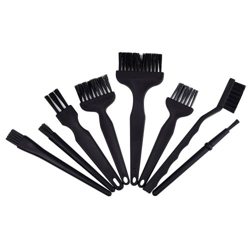 BEST BEST Σετ αντιστατικές βούρτσες ESD BST-ESD, μαύρες, 8τμχ