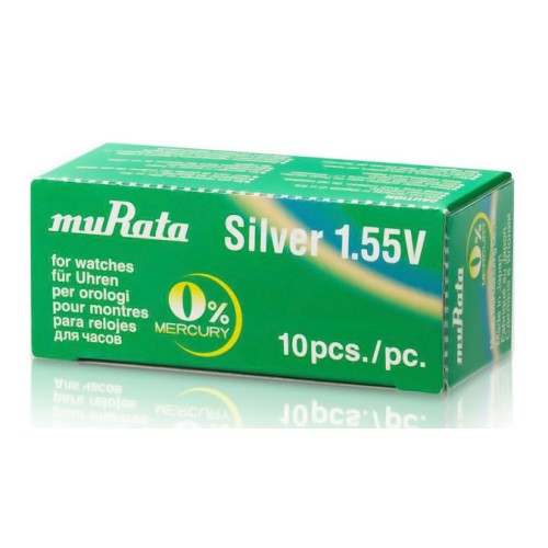 MURATA MURATA μπαταρία Silver Oxide για ρολόγια SR927, 1.55V, No395/399, 10τμχ