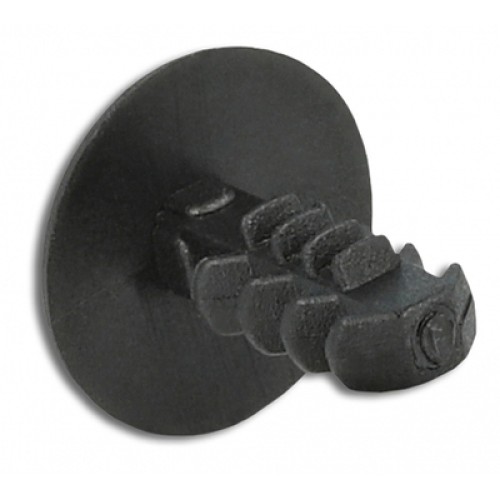 DELOCK DELOCK Πλαστική τάπα 60188 για κάλυψη οπών, 8.7x9.6mm, μαύρη, 10τμχ