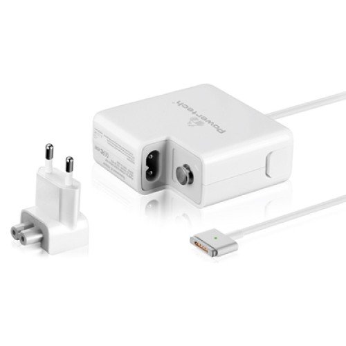 Powertech POWERTECH τροφοδοτικό laptop PT-836 για Apple Macbooks, 45W, λευκό