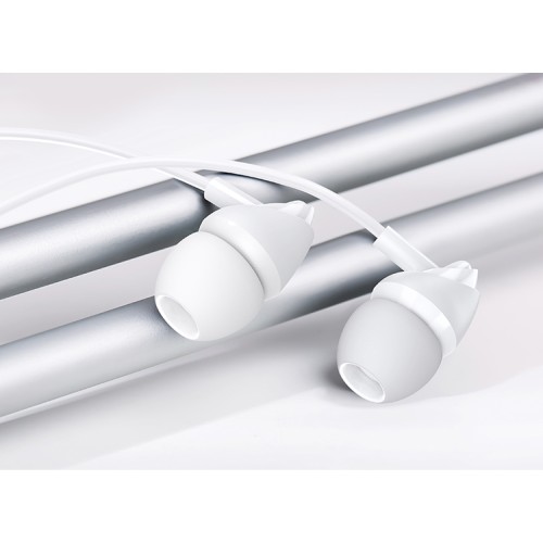 USAMS USAMS earphones με μικρόφωνο EP-39, 3.5mm σύνδεση, Φ10mm, 1.2m, λευκά