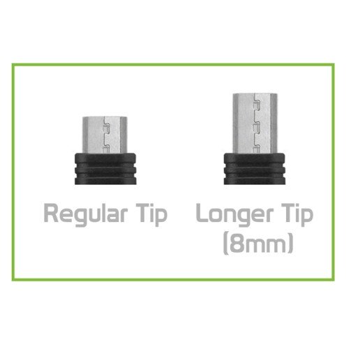 Powertech POWERTECH καλώδιο USB σε Micro USB CAB-U129, 8mm tip, 1.5m, μαύρο
