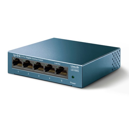 TP-Link TP-LINK Desktop Switch LS105G, 5-port 10/100/1000Mbps, Ver. 1.0