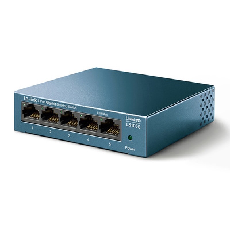 TP-Link TP-LINK Desktop Switch LS105G, 5-port 10/100/1000Mbps, Ver. 1.0