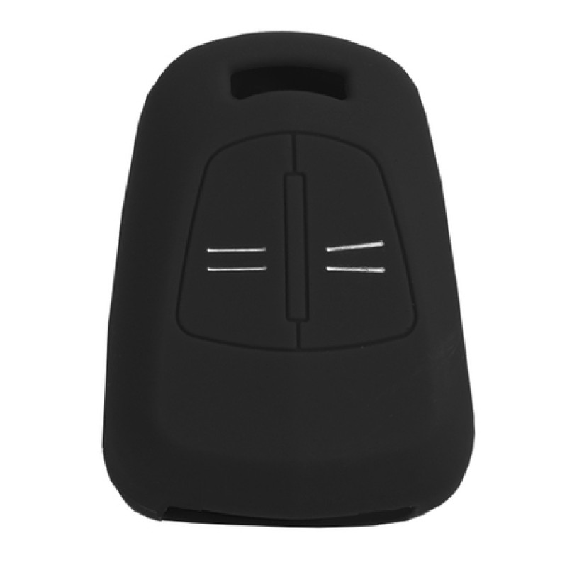 UNBRANDED Θήκη κλειδιού για αυτοκίνητα Opel 1005-04, εύκαμπτη, μαύρη